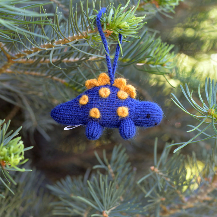 Darn Good Yarn: Dinosaur Ornaments, Knit Ornament