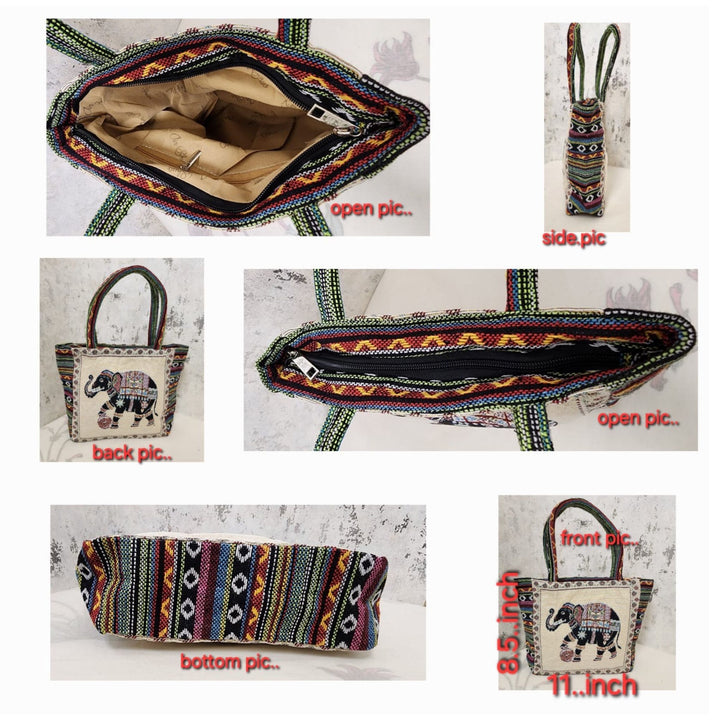 Darn Good Yarn: Royal Parade Elephant Tote, Clothing and Accessories