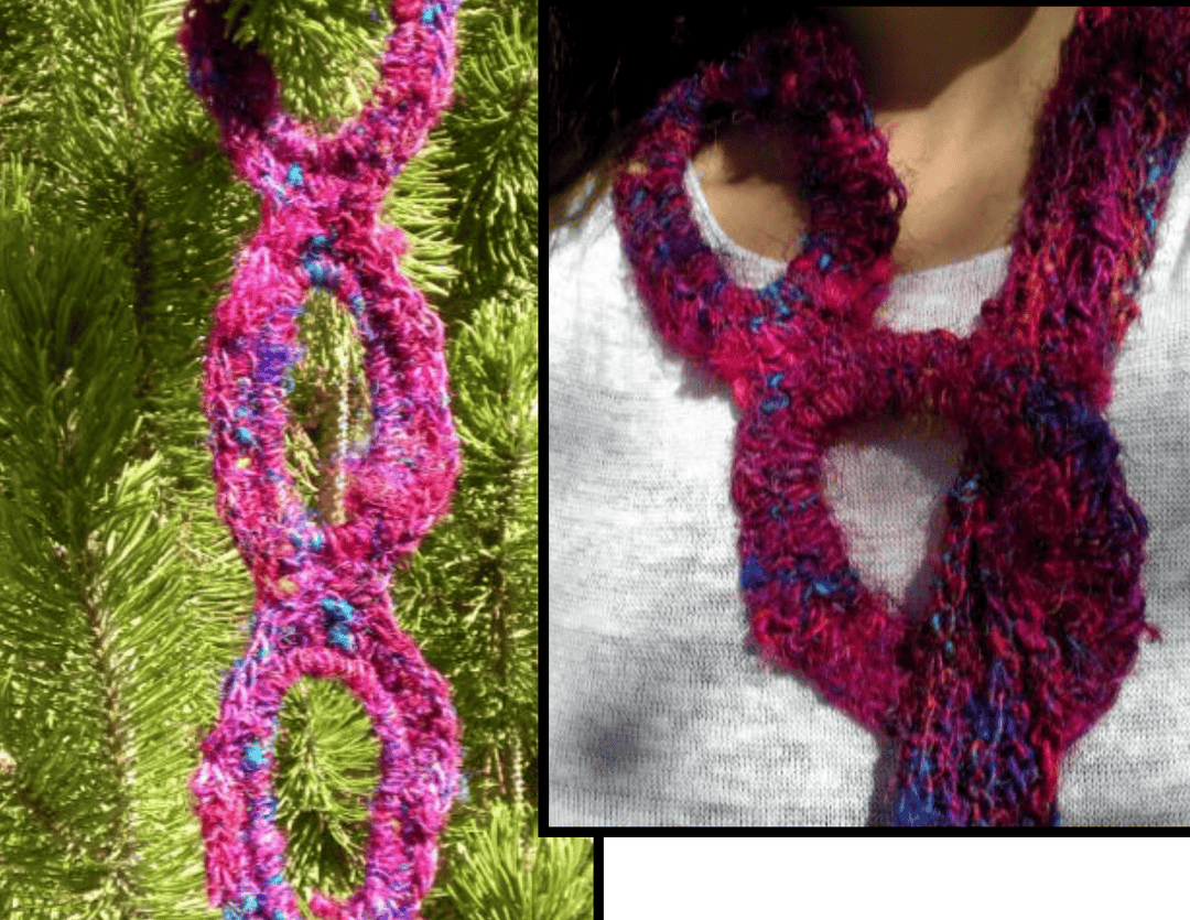 A Roundabout Way Scarf Pattern - Darn Good Yarn