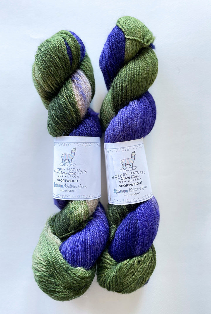 Darn Good Yarn: Sport Alpaca & Merino Hand Painted Yarn, 