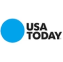 USA Today logo featuring a blue circle with white text.