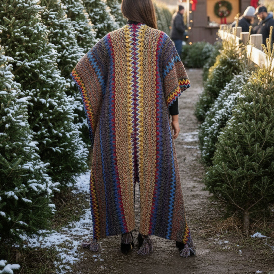 Limited Edition: Woodstock Dreams Wanderlust Weave Maxi Kimono Duster