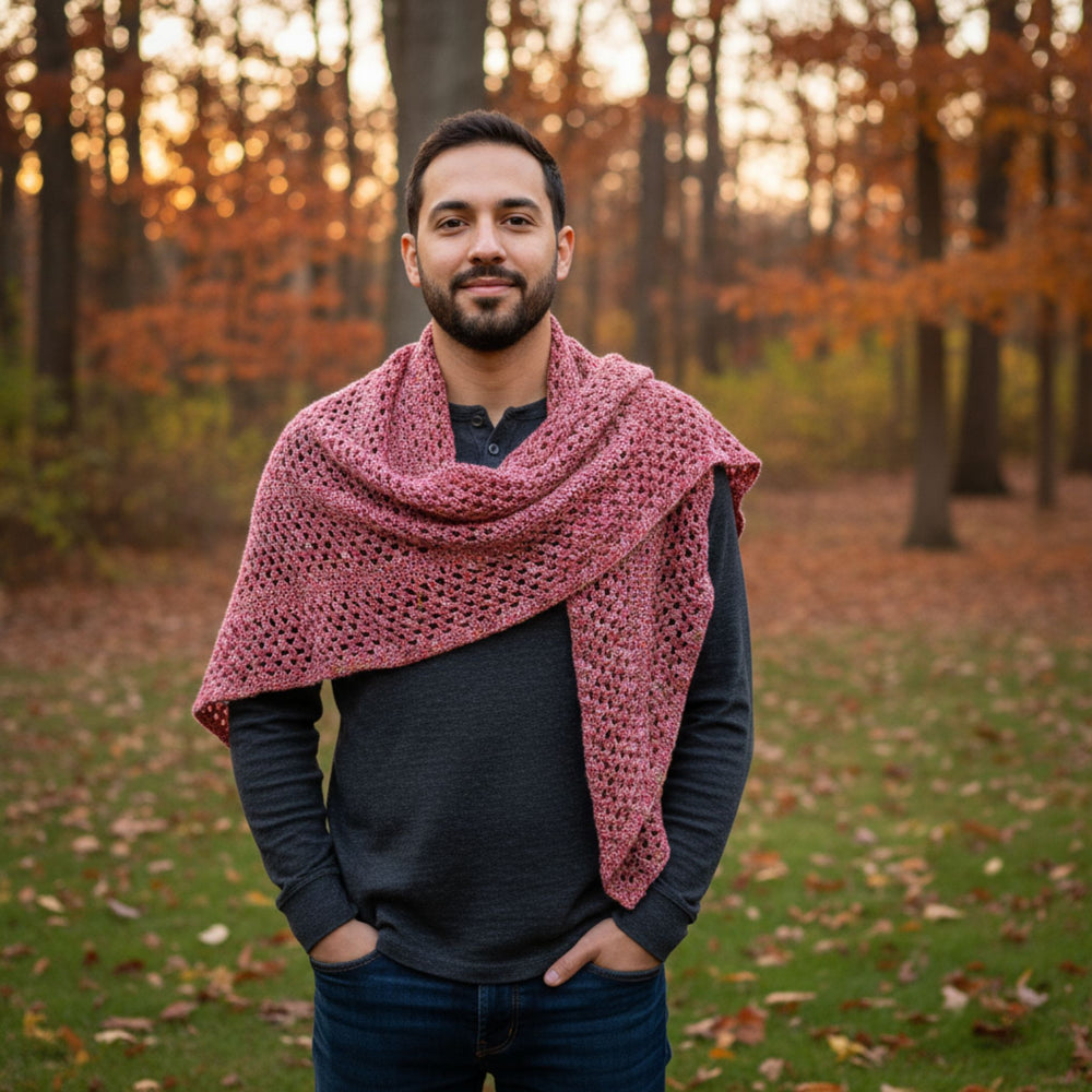 Darn Good Yarn: A Walk in the Garden Shawl Crochet Pattern, Patterns