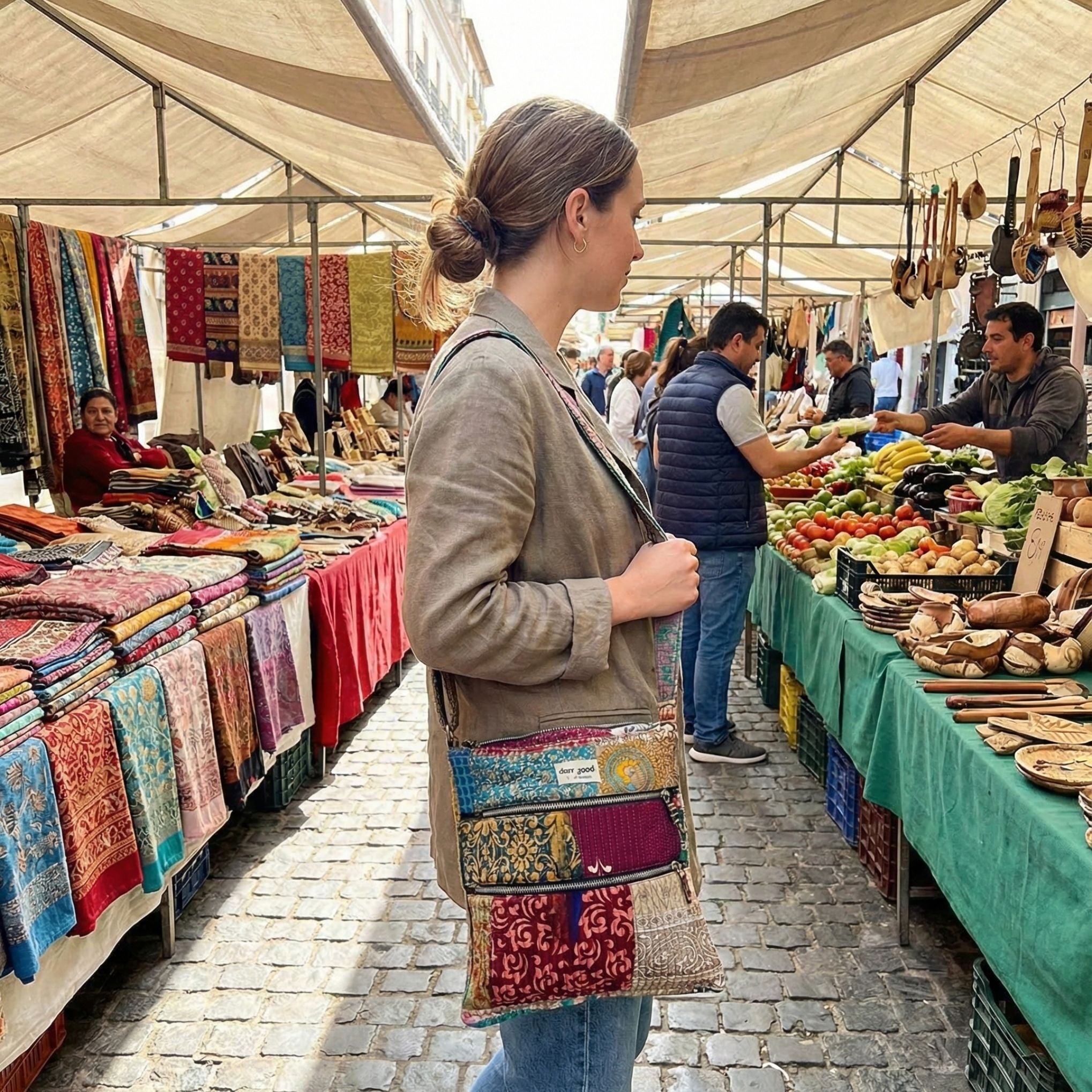 Boho Hippie Crossbody Bag – Darn Good Yarn