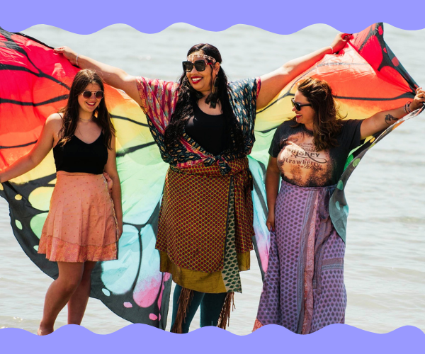 Surplus Sari Wrap Skirts