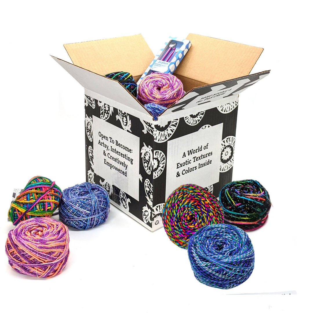 Darn Good Yarn: Reclaimed Silk Starter Stash Bundle, Bundles