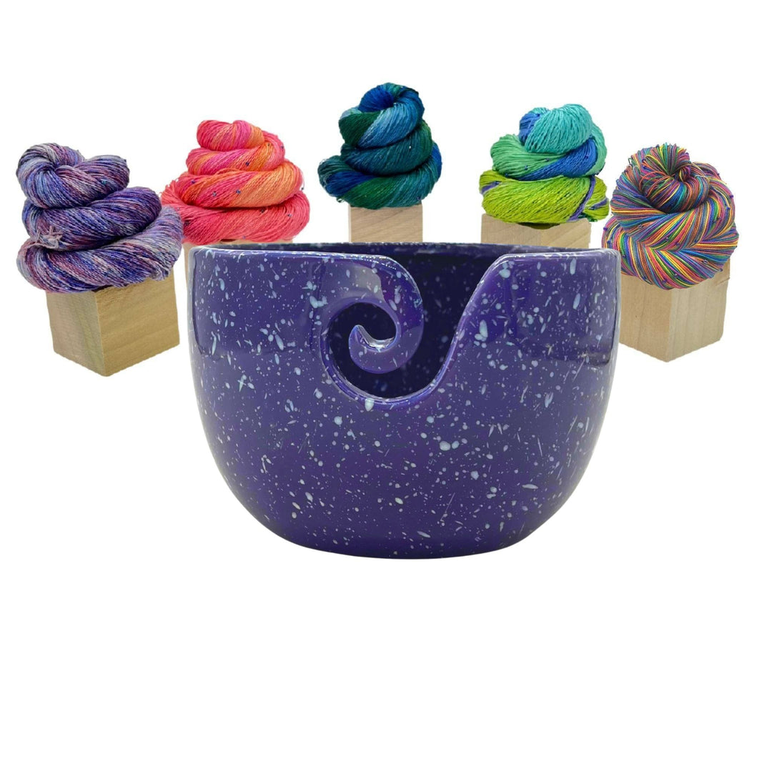 Hand Beaded Silk Yarn Discovery Pack With FREE Yarn Bowl