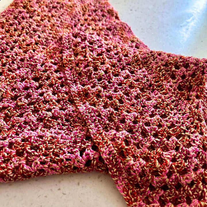 A Walk in the Garden Shawl Crochet Pattern - Darn Good Yarn