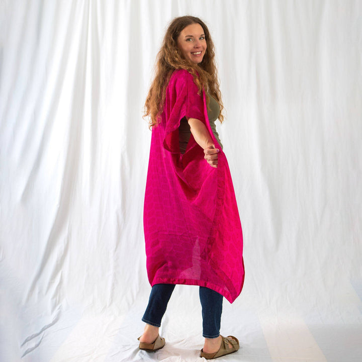 Seconds and Surplus Amara Long Sari Duster - Darn Good Yarn