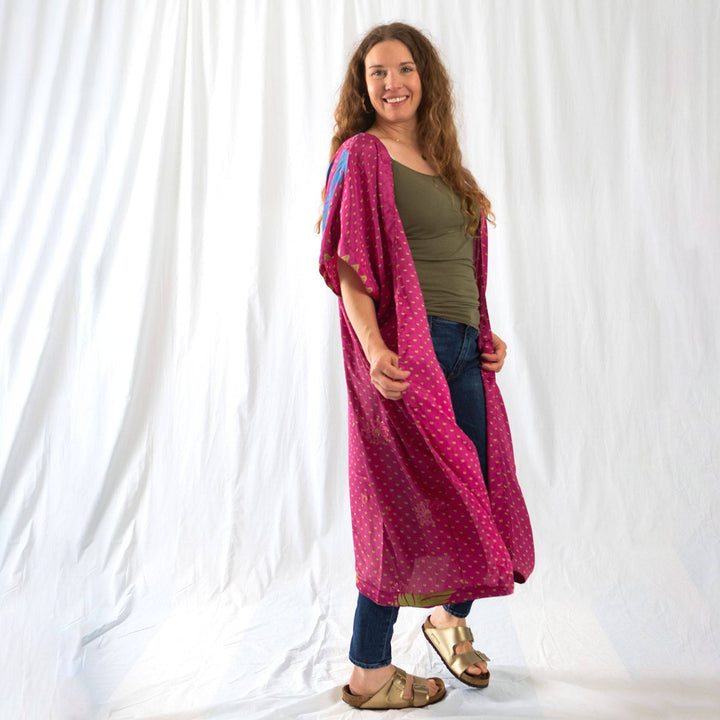 Seconds and Surplus Amara Long Sari Duster - Darn Good Yarn