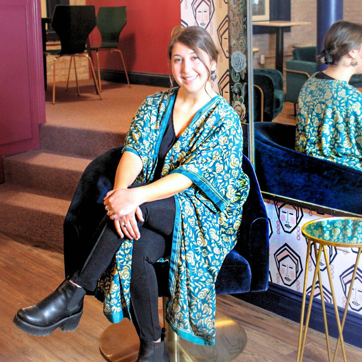 Seconds and Surplus Amara Long Sari Duster - Darn Good Yarn