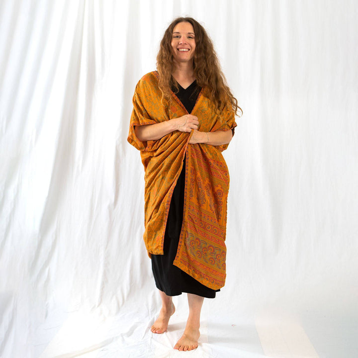 Seconds and Surplus Amara Long Sari Duster - Darn Good Yarn