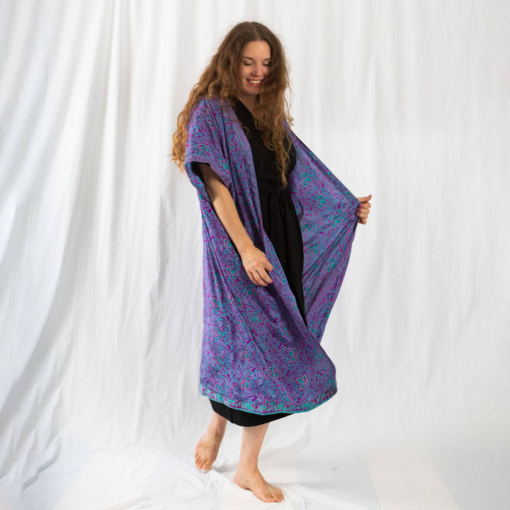 Seconds and Surplus Amara Long Sari Duster - Darn Good Yarn