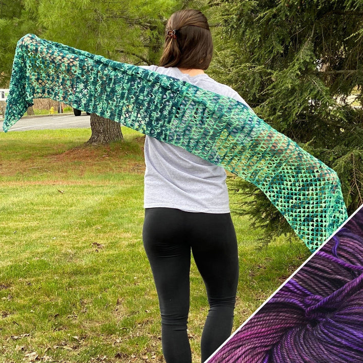 Ariel Shawl Crochet Kit - Darn Good Yarn