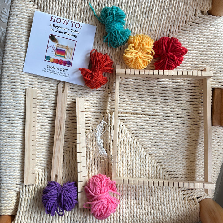 Weaving Joy DIY Kit: Beginner Weaving Kit - Darn Good Yarn