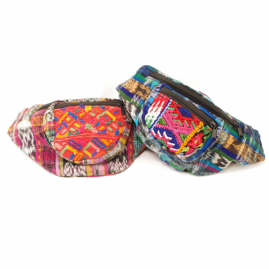 Upcycled Fanny Pack – Handmade Boho Belt Bag, Assorted Colors