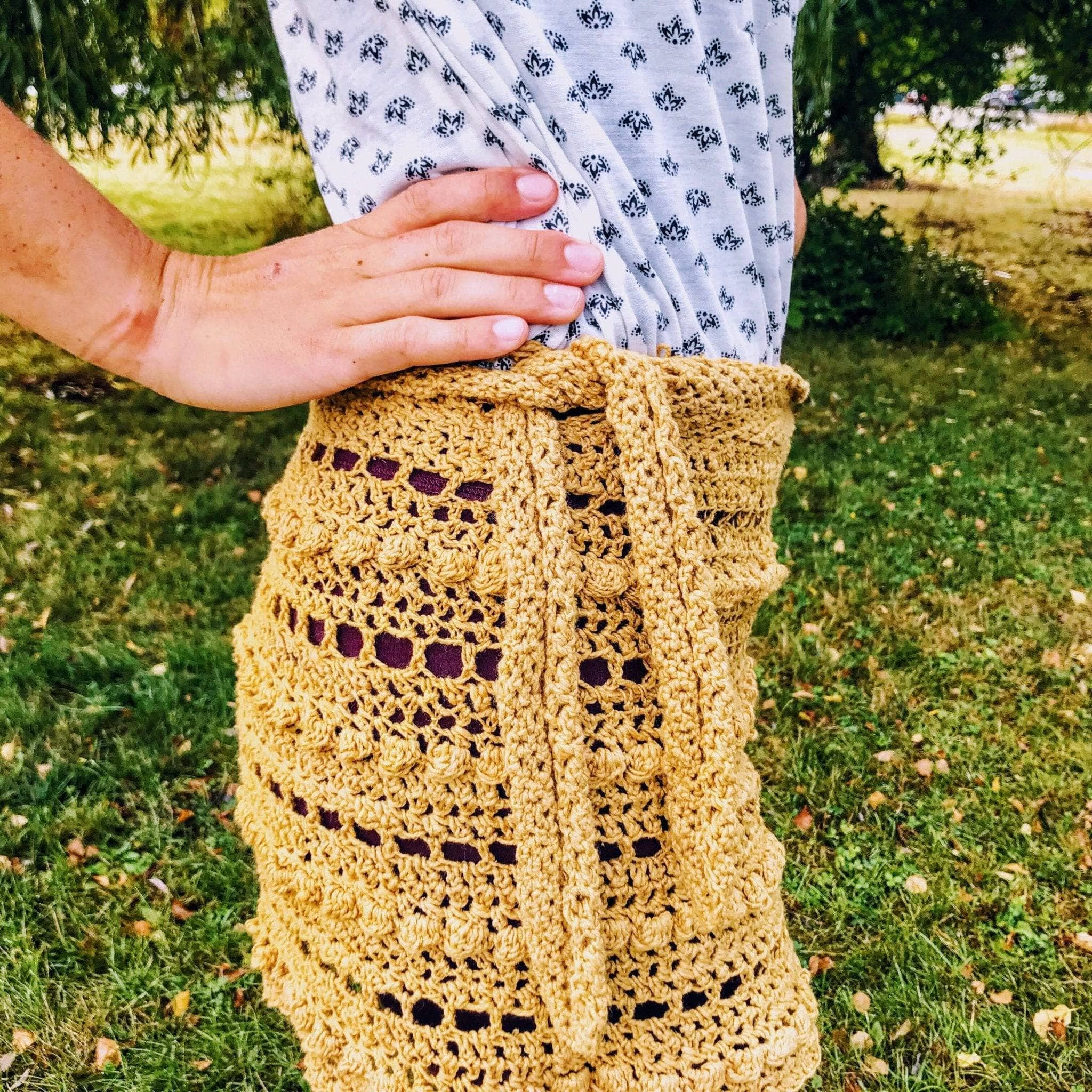 Bobble Wrap Skirt Crochet Pattern Darn Good Yarn