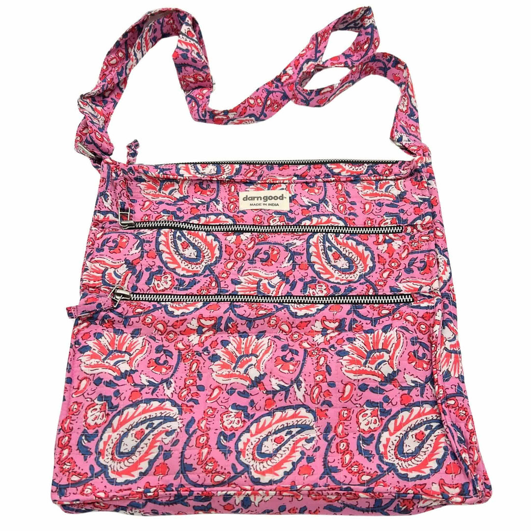 Boho Hippie Crossbody Bag - Darn Good Yarn