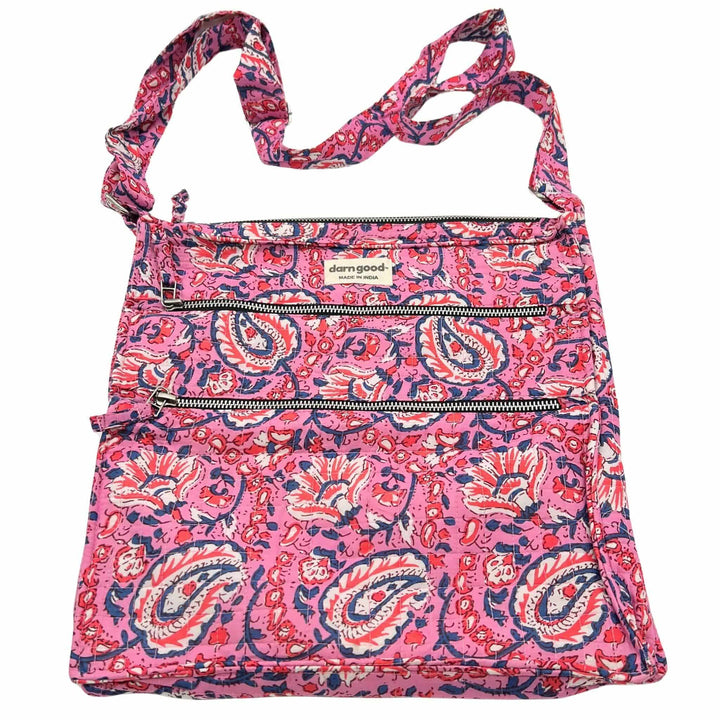 Boho Hippie Crossbody Bag - Darn Good Yarn