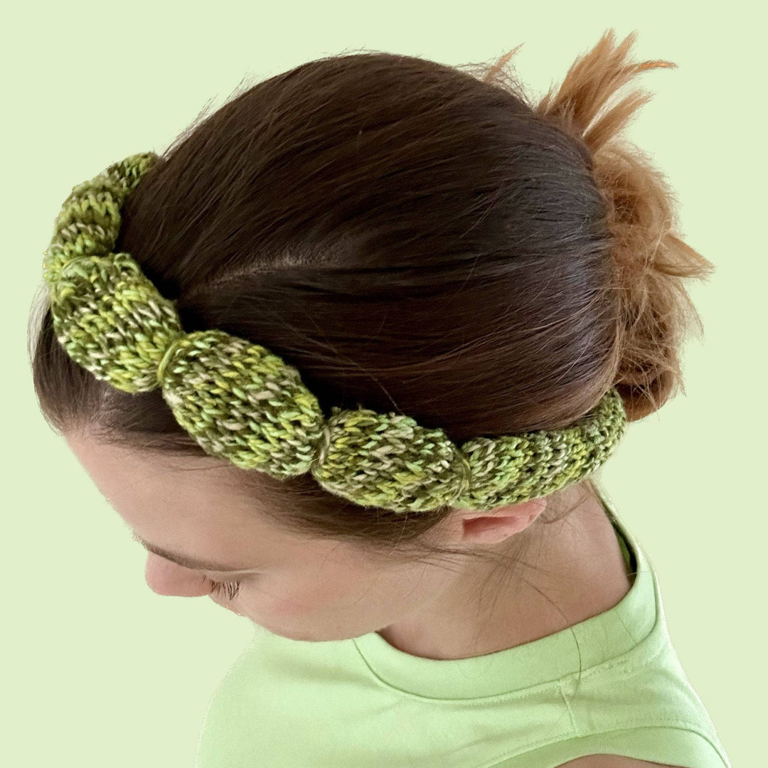 Bubble Band Headband - Knit Pattern - Darn Good Yarn