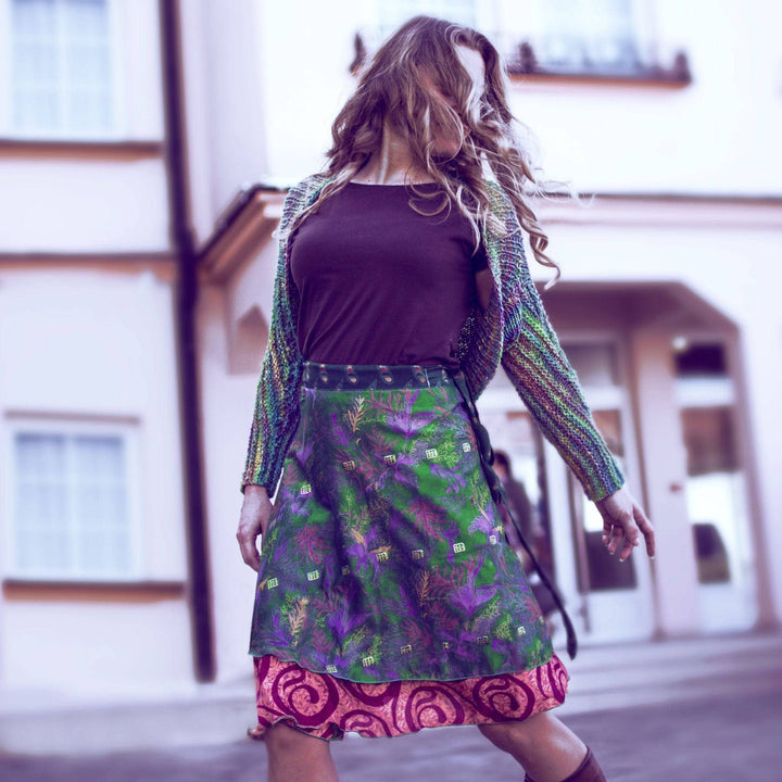 Fall Essentials – 2 Wrap Skirts & Accessories Bundle - Darn Good Yarn