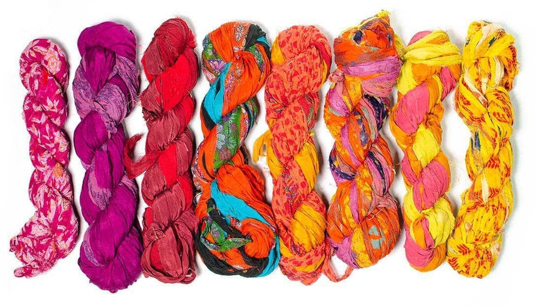 Single Yarn Ribbon Chiffon Ribbon Yarn | Darn Good Yarn