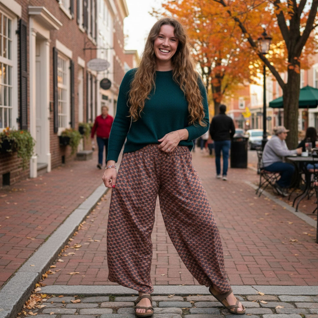 Free Spirit Wide-Leg Palazzo Pants with Pockets Darn Good Yarn