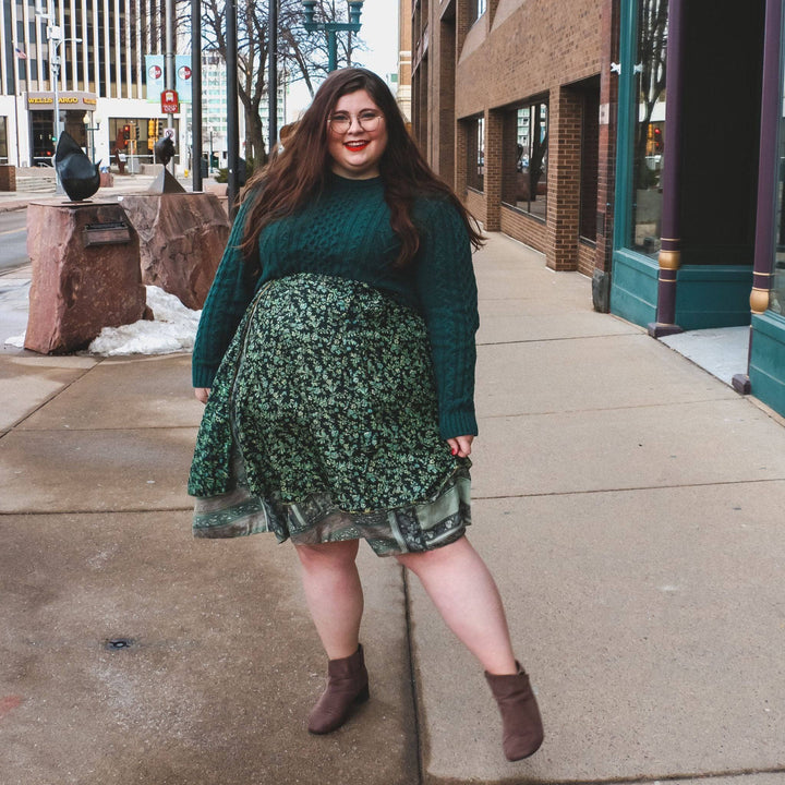 Knee-Length: "Mini" Sari Wrap Skirts - Darn Good Yarn