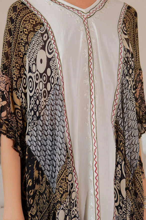 Darn Good Yarn: Limited Edition: Woodstock Dreams Embroidered Colorblock Shrug, Clothing and Accessories