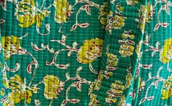 Quilted Cotton Tote - Darn Good Yarn