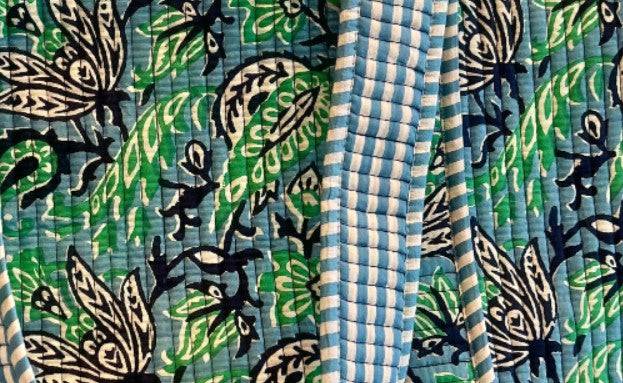 Quilted Cotton Tote - Darn Good Yarn