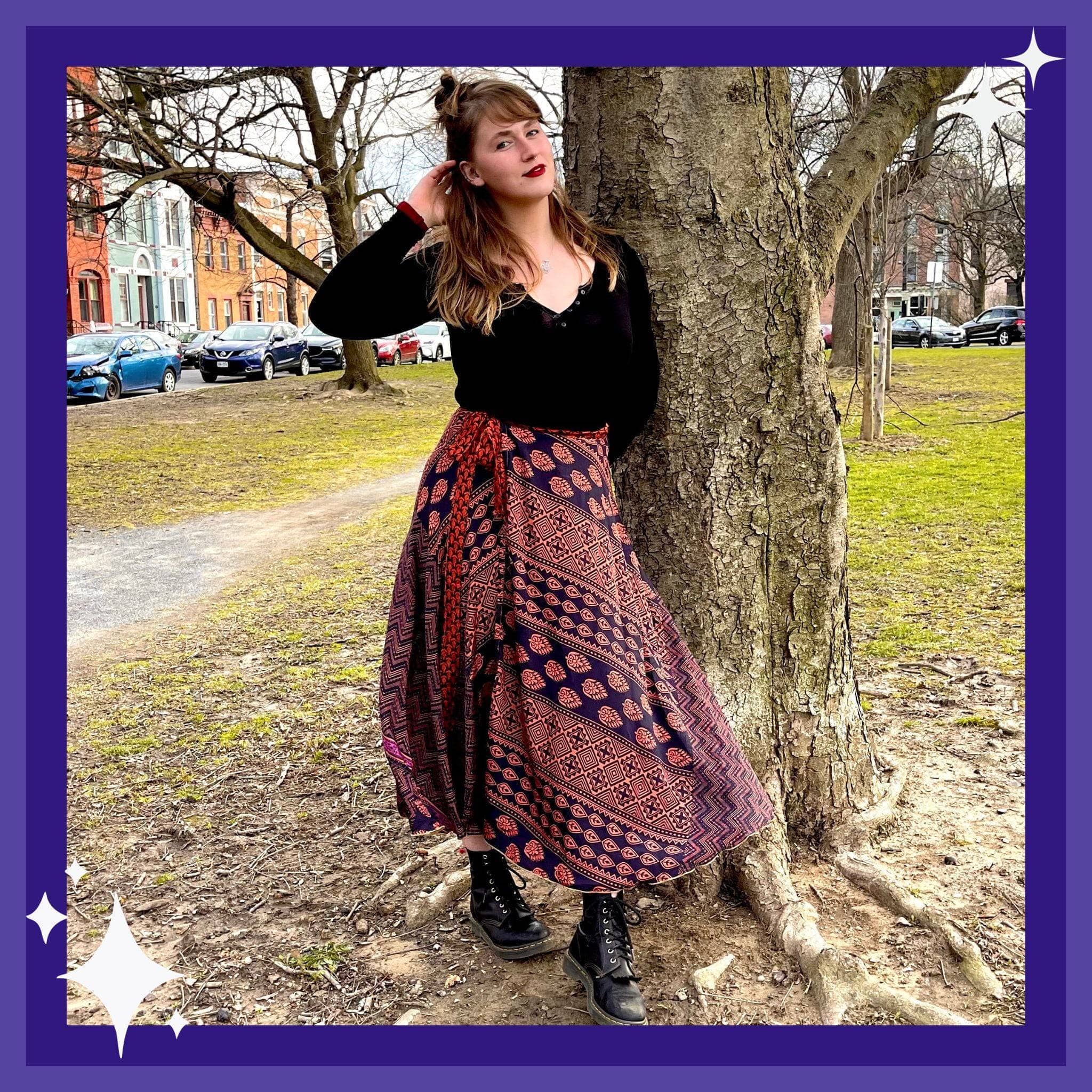 Sari Wrap Skirt - Twilight Market - Darn Good Yarn