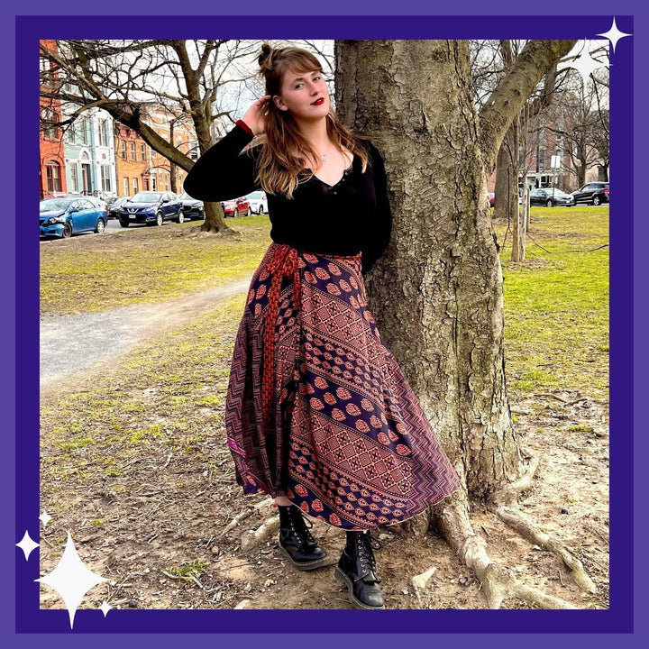 Sari Wrap Skirt - Twilight Market - Darn Good Yarn