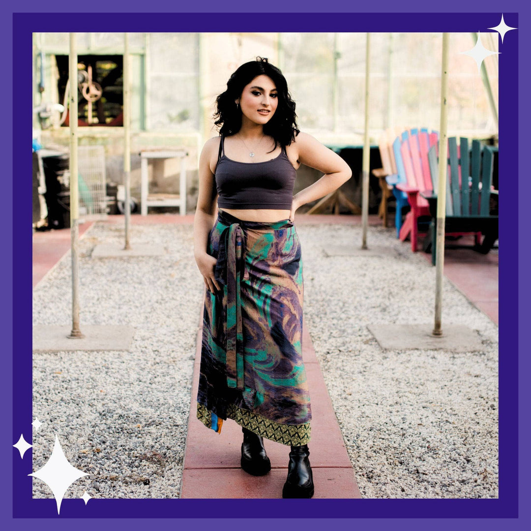 Sari Wrap Skirt - Twilight Market - Darn Good Yarn