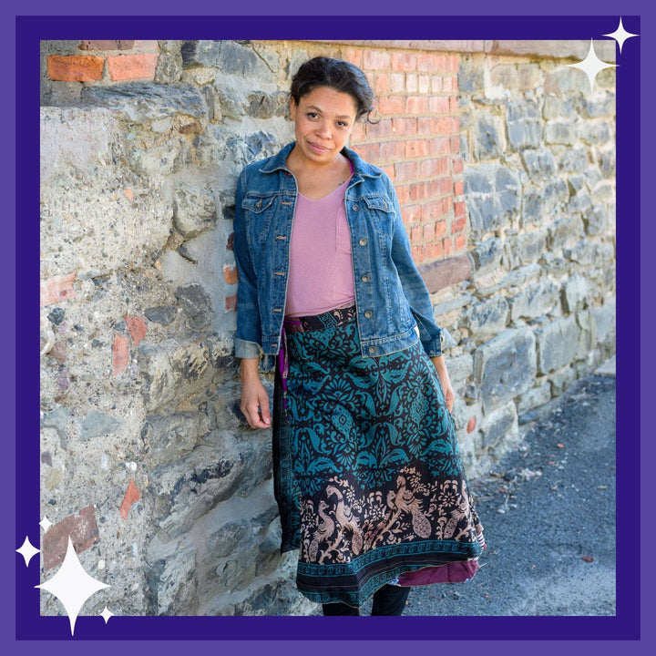 Sari Wrap Skirt - Twilight Market - Darn Good Yarn