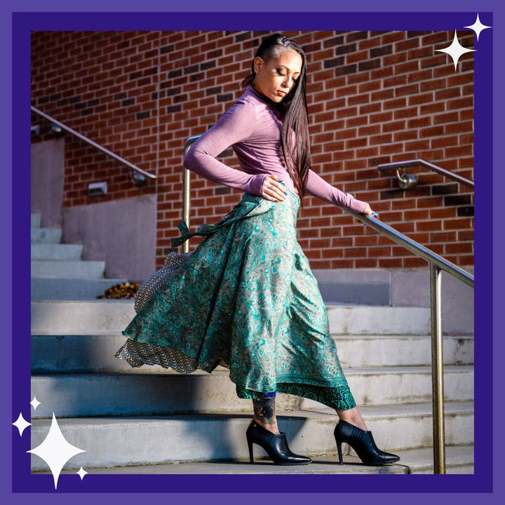 Sari Wrap Skirt - Twilight Market - Darn Good Yarn