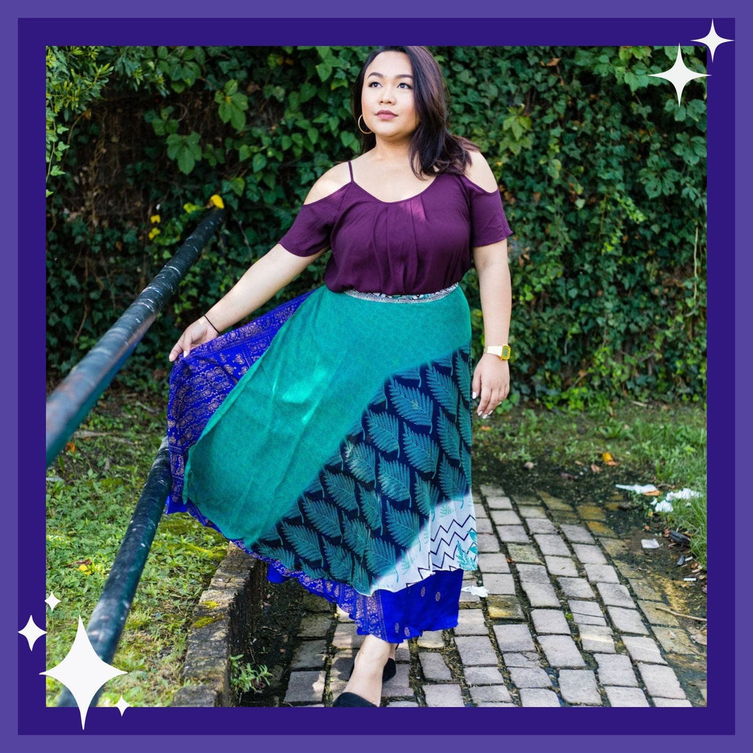 Sari Wrap Skirt - Twilight Market - Darn Good Yarn