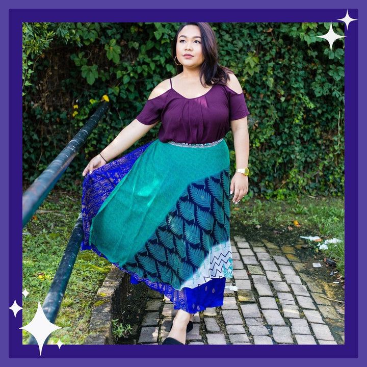 Sari Wrap Skirt - Twilight Market - Darn Good Yarn