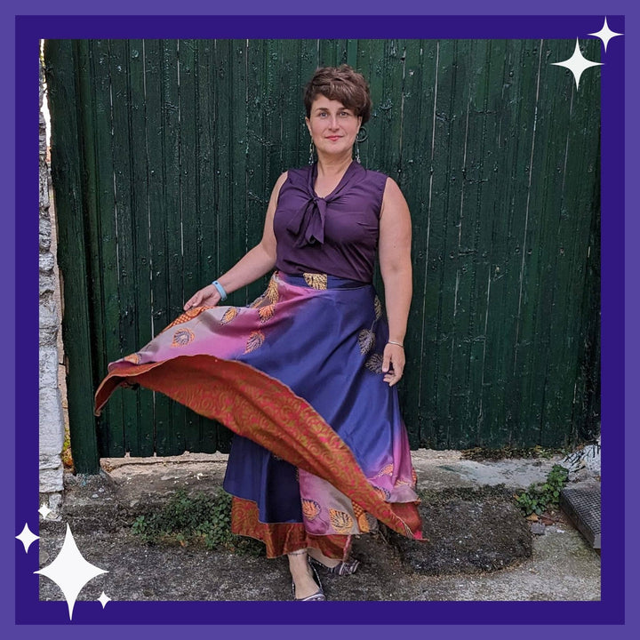 Sari Wrap Skirt - Twilight Market - Darn Good Yarn