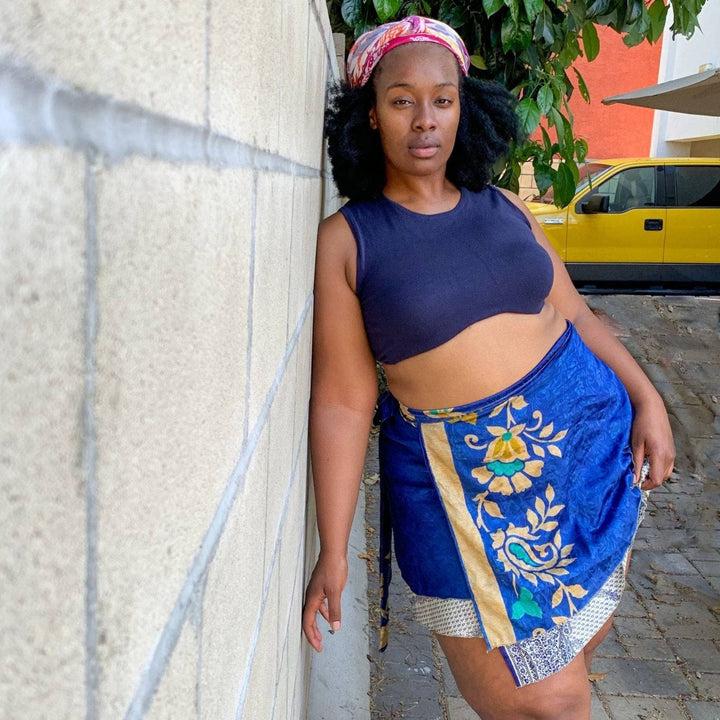 Sari Wrap Skirt - Witching Hour - Darn Good Yarn