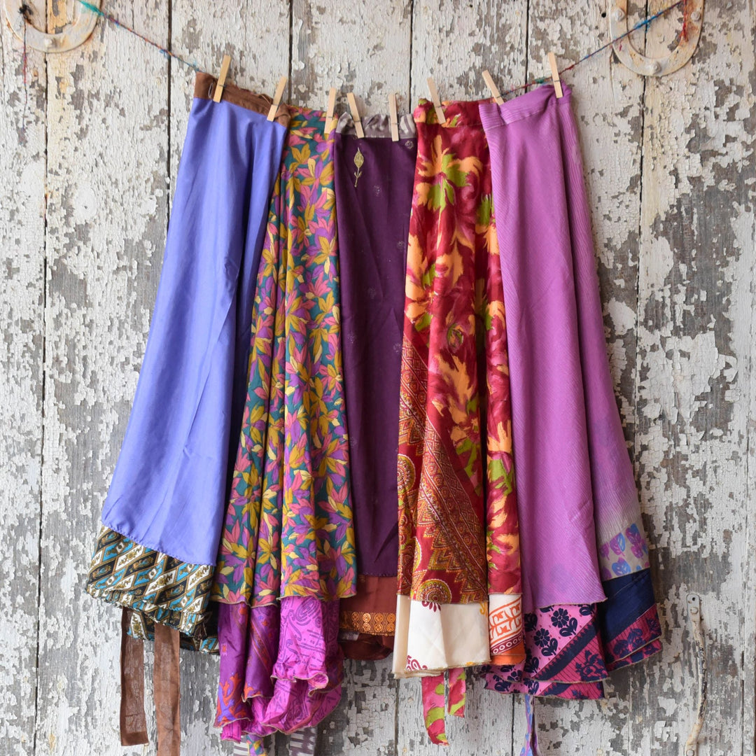 Sari Wrap Skirt - Witching Hour - Darn Good Yarn
