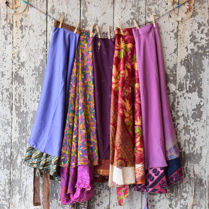 Sari Wrap Skirt - Witching Hour - Darn Good Yarn