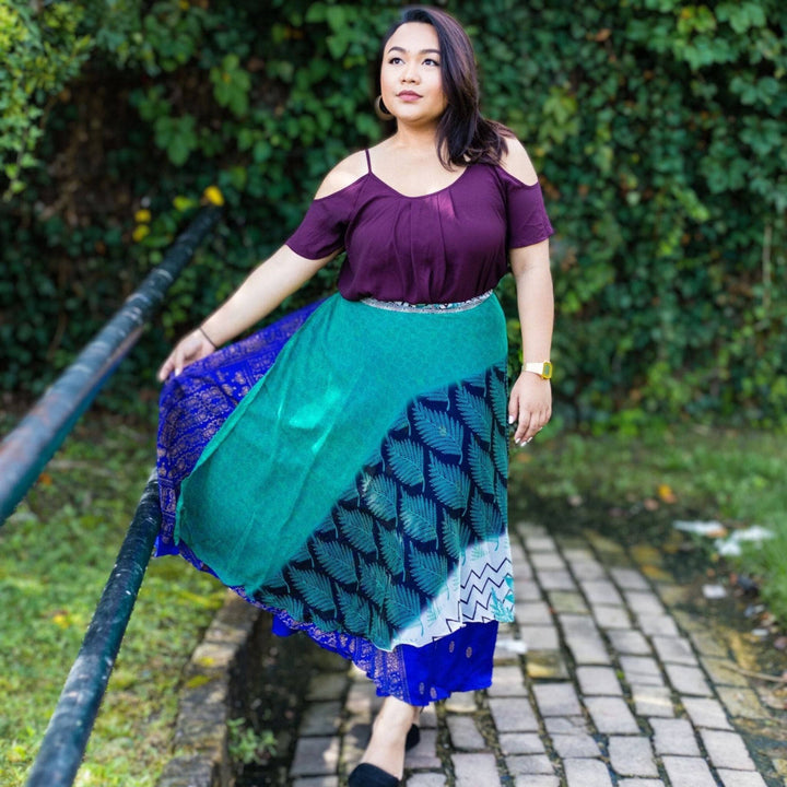 Sari Wrap Skirt - Witching Hour - Darn Good Yarn
