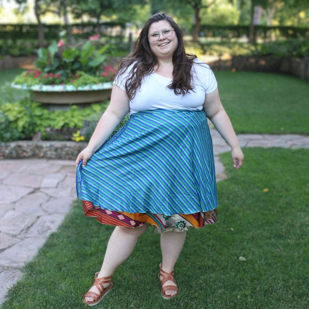 Sari Wrap Skirt - Witching Hour - Darn Good Yarn