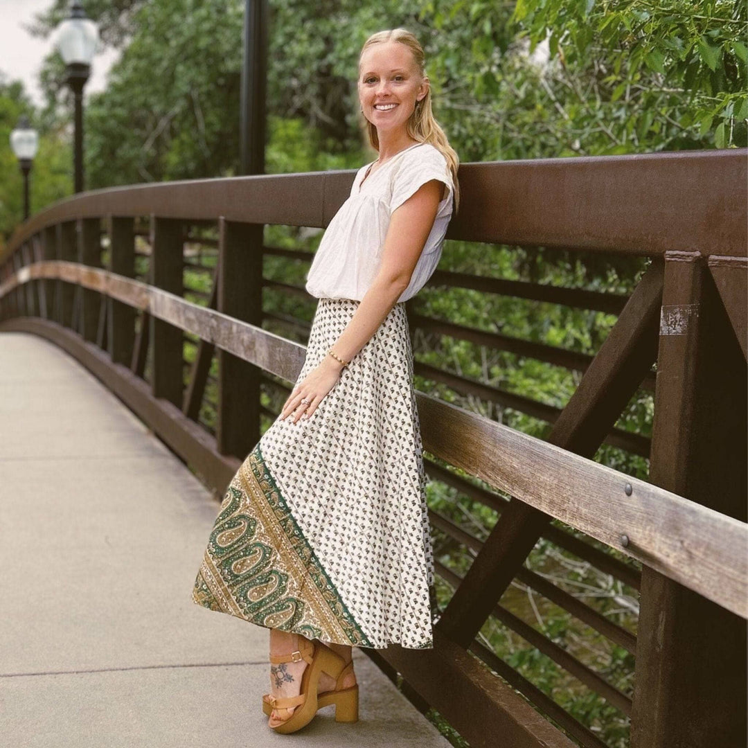 Sari Wrap Skirt - Witching Hour - Darn Good Yarn