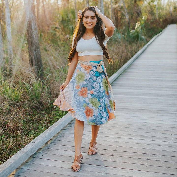Sari Wrap Skirt - Witching Hour - Darn Good Yarn