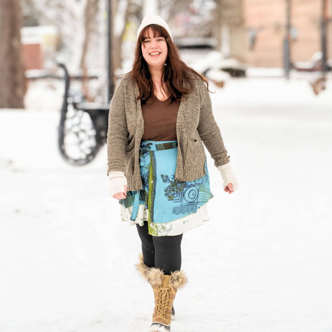 Sari Wrap Skirt - Witching Hour - Darn Good Yarn