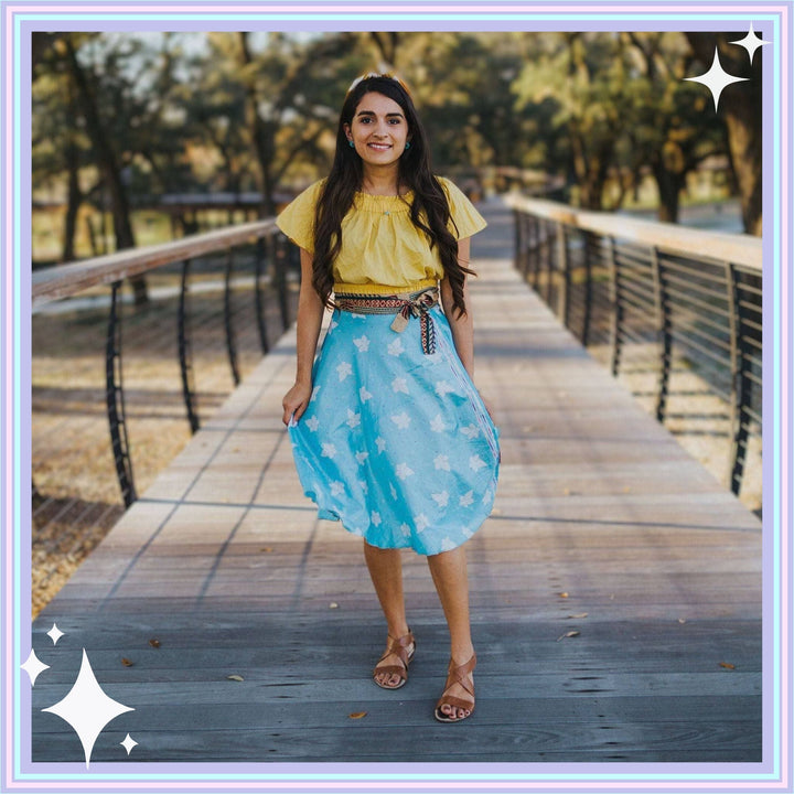 Sari Wrap Skirt - Witching Hour - Darn Good Yarn