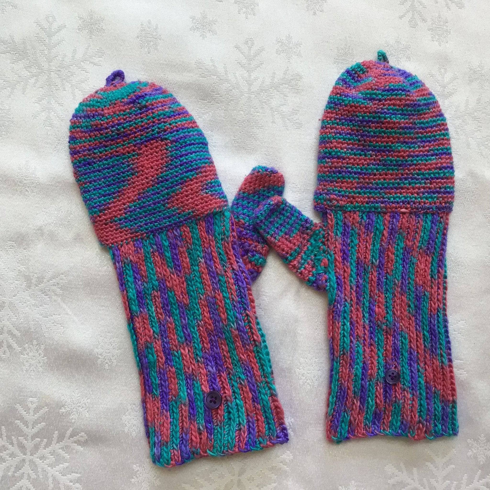 Convertible Mittens Crochet Pattern | Darn Good Yarn