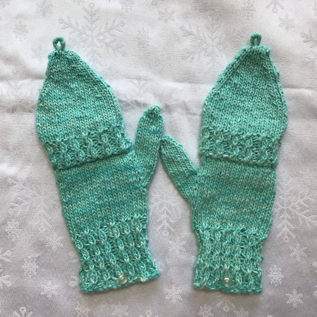 Knitting Pattern Convertible Fingerless Gloves Convertible Mittens